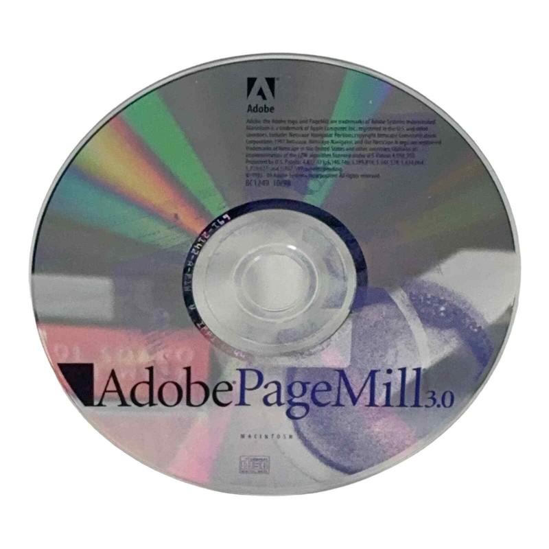 Adobe PageMill 3.0 Macintosh Website Editor Vintage Software Disk Only Pre-owned gallery