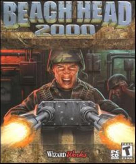 Beach Head 2000 PC CD military soldier shooter bombers missiles bunker war game!