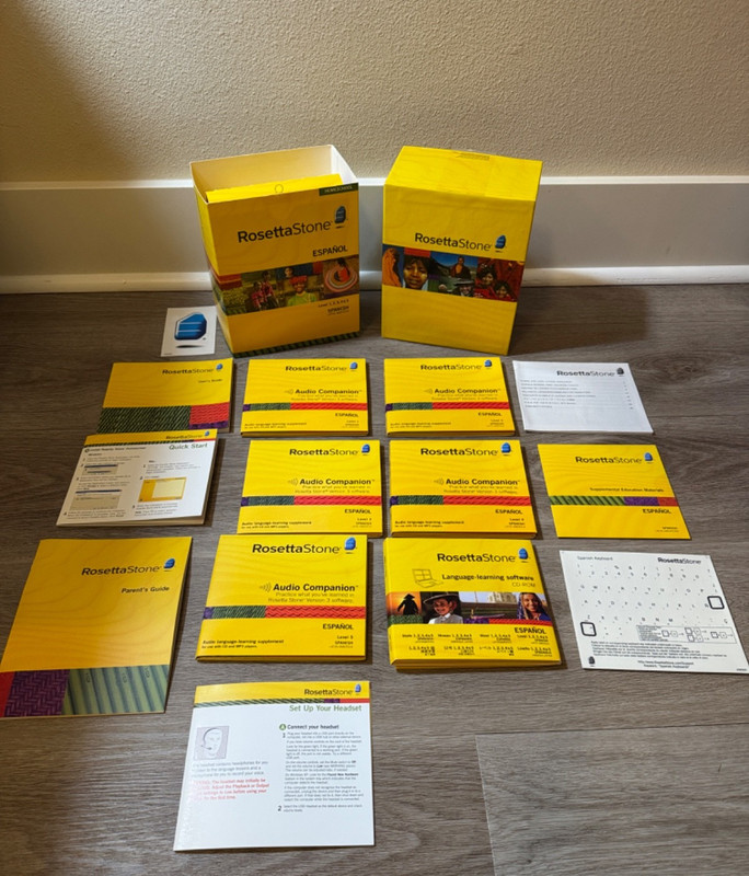 Rosetta Stone Level 1-5 Homeschool Edition, Spanish, Latin America, Version 3