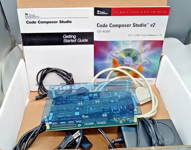 TEXAS INSTRUMEN TMS320C6711 Code Composer Studio V2 + CD ROM + POWER SUPPLY