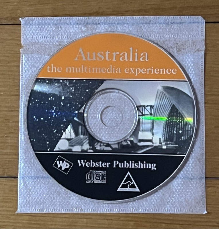 Webster Publishing Australia The Multimedia Experience PC CD ROM Software
