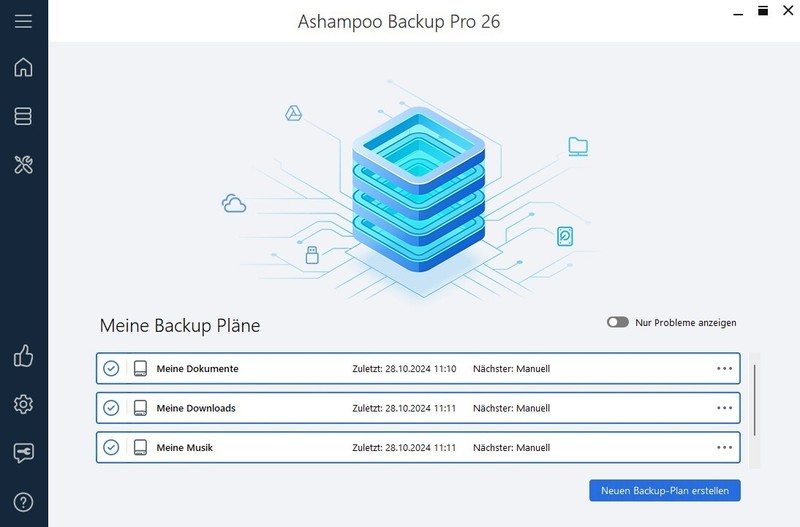 Ashampoo Backup Pro 26 Full Version Permanent License German/ML Data Backup NEW gallery