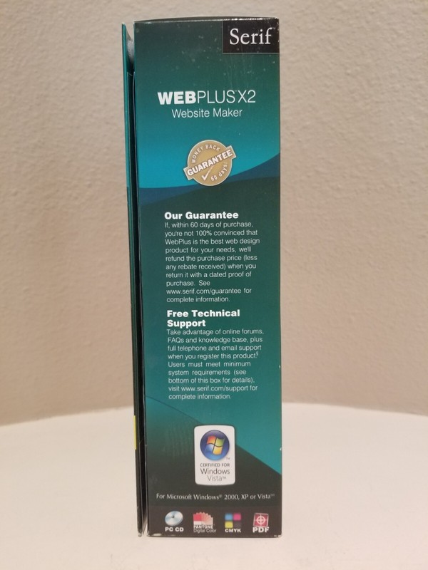 New Sealed Serif WebPlus X2 Website Maker gallery