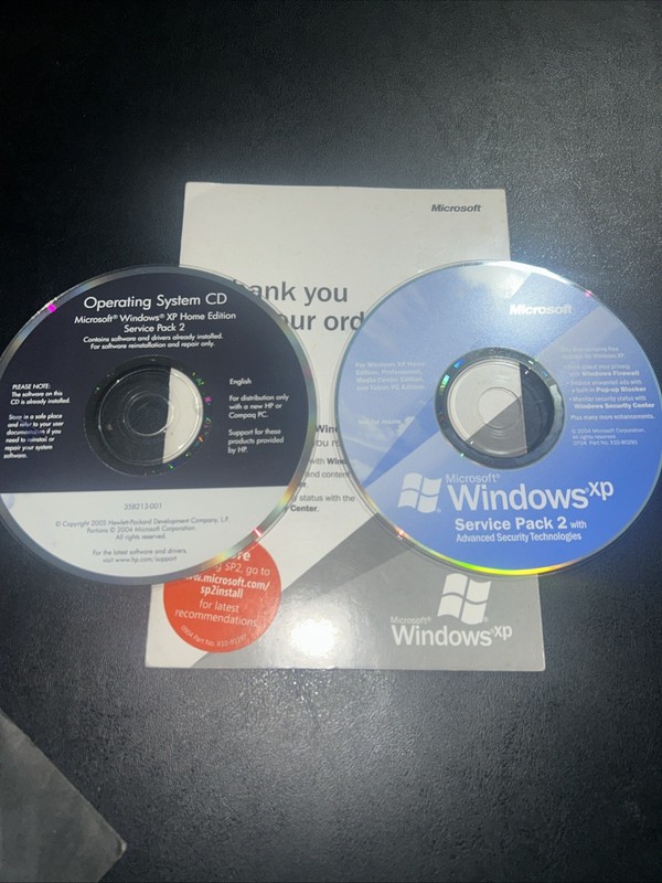 Microsoft Windows XP Service Pack 2 CD SP2 Mailer Mail Order -HTF gallery