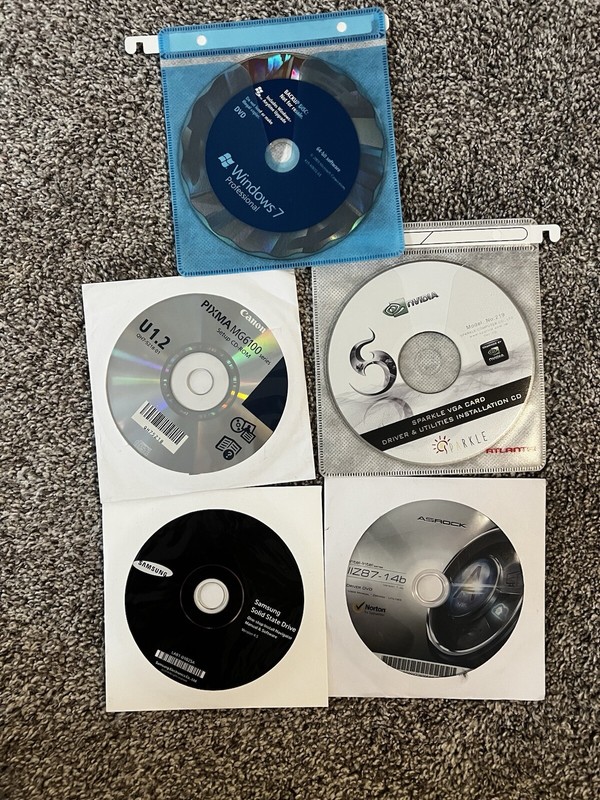 Windows PC Driver Discs Lot