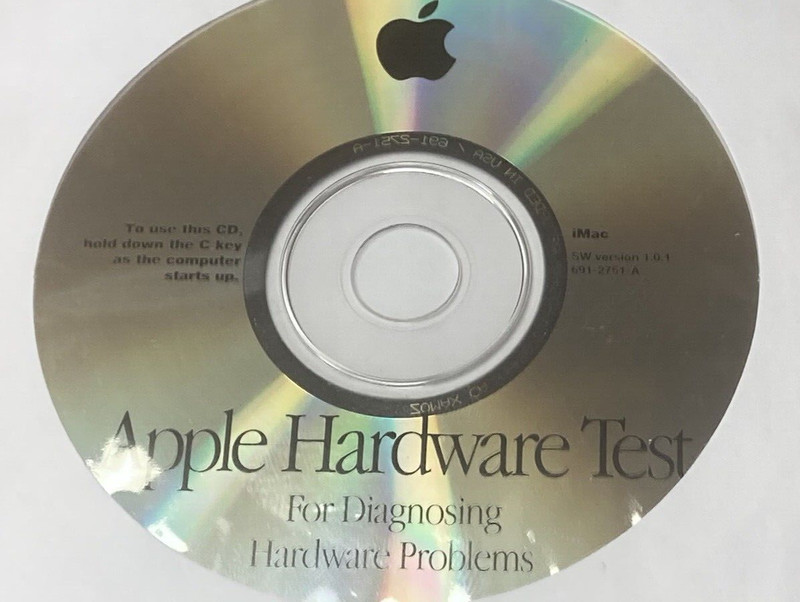 Apple Hardware Test Software CD Disc for iMAC SW Version 1.0.1 gallery