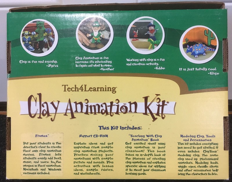 Tech4Learning Clay Animation Kit 3rd Edition Brand NEW Never Opened Near Mint gallery