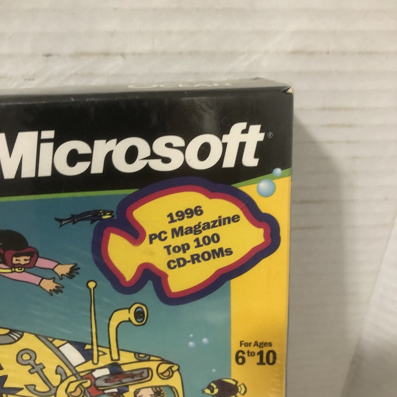 Vintage Mac OS Magic School Bus Ocean CD-Rom Microsoft Rare New Old Stock gallery