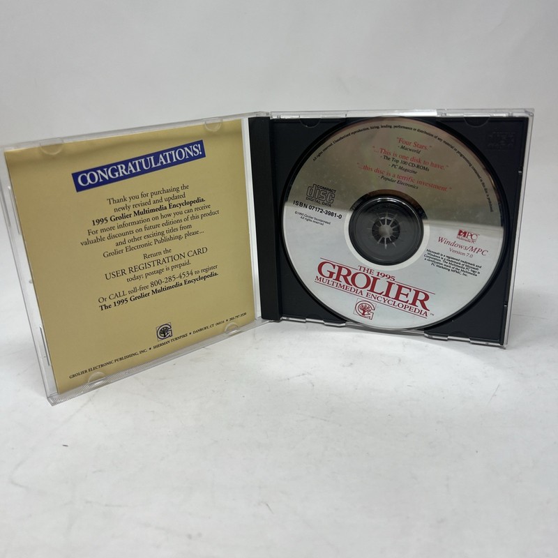 The 1995 Grolier Multimedia Encyclpedia CD-ROM IBM PC’s gallery