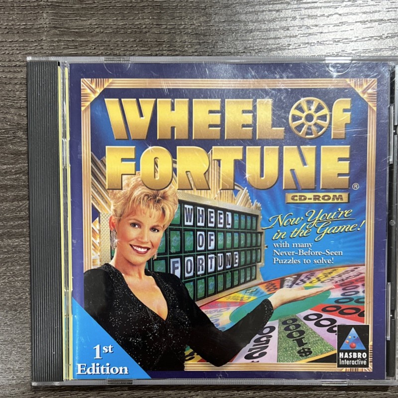 Hasbro Interactive Wheel of Fortune 1st Edition CD-ROM Windows 95/98 MPN 99152