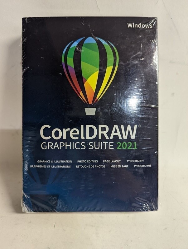 CorelDRAW Graphics Suite 2021 for Windows PC – Full Retail Version