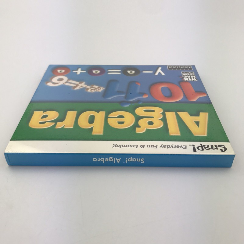SEALED Snap Algebra Ages 11-15 Dual Platform Mac PC CD ROM Mathamatics 2003 gallery