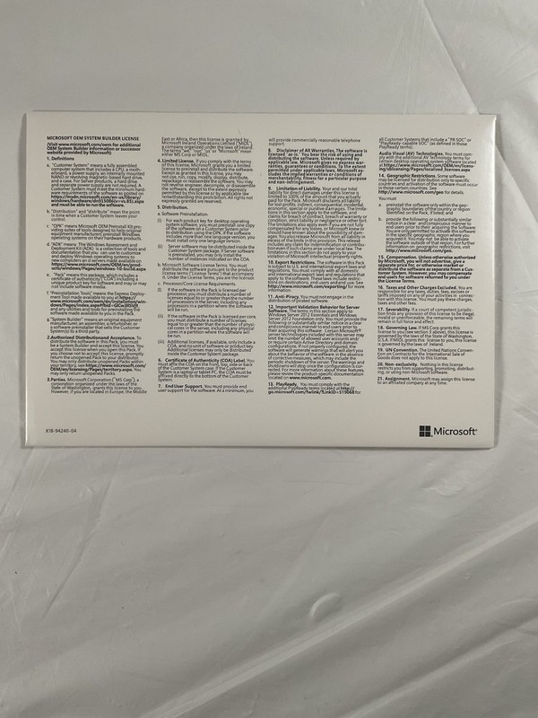 Microsoft Windows Server 2025 Standard OEM - 16 Core License with DVD/COA gallery