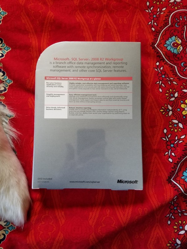Factory Sealed - A5K-02817 Microsoft SQL Server 2008 R2 Workgroup 5 CAL gallery