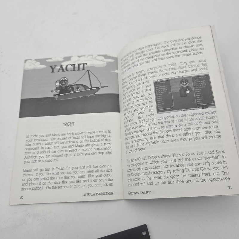 Marios Game Gallery Interplay Floppy Disks And Manual (Disks 2 & 3 Only) gallery