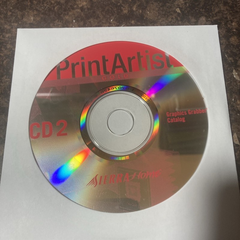 PrintArtist Gold Sierra Home 8.0 4 CD Set Windows 95 98 + Special Edition PC gallery