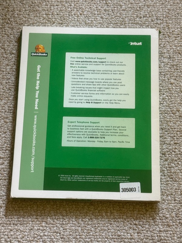 Intuit QuickBooks Pro Edition 2005 Small Business Financial Software gallery