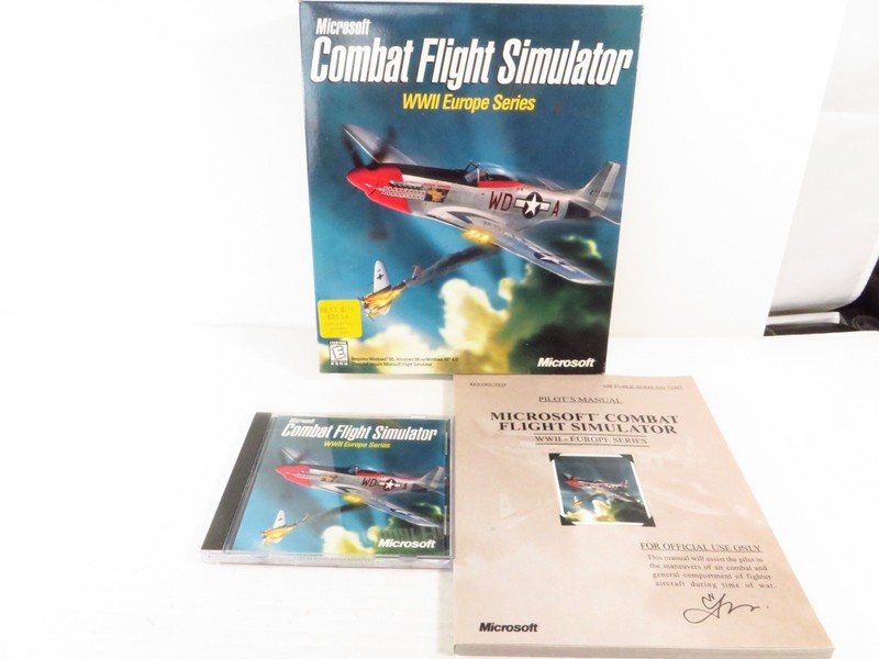 Microsoft Combat Flight Simulator WWII Europe Series for PC, Big Box