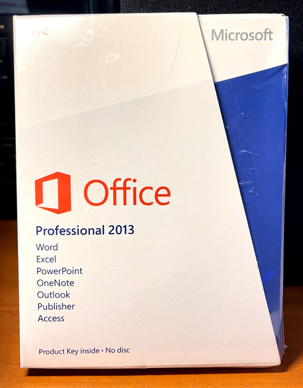 Microsoft Office Professional 2013 32/64 Bit Windows Product Key Card New Sealed