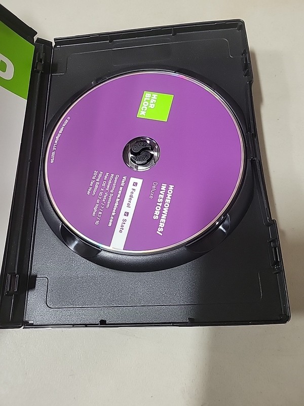 GENUINE 2016 H & R Block Deluxe Tax Software Homeowners/Investors Federal State gallery