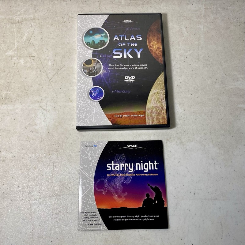 STARRY NIGHT ENTHUSIAST Windows/Mac 4.5 Version CD-ROM, DVD & BOOK - Atlas of... gallery