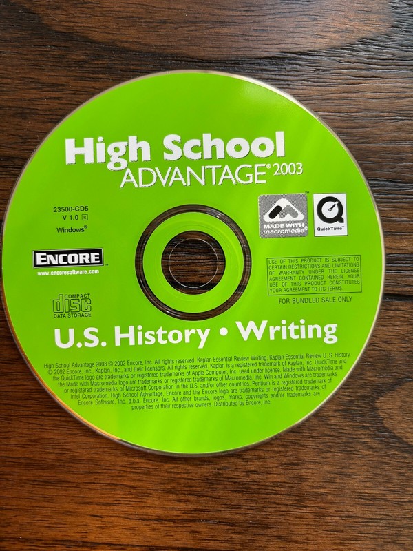 High School Advantage – World History & Writing CD