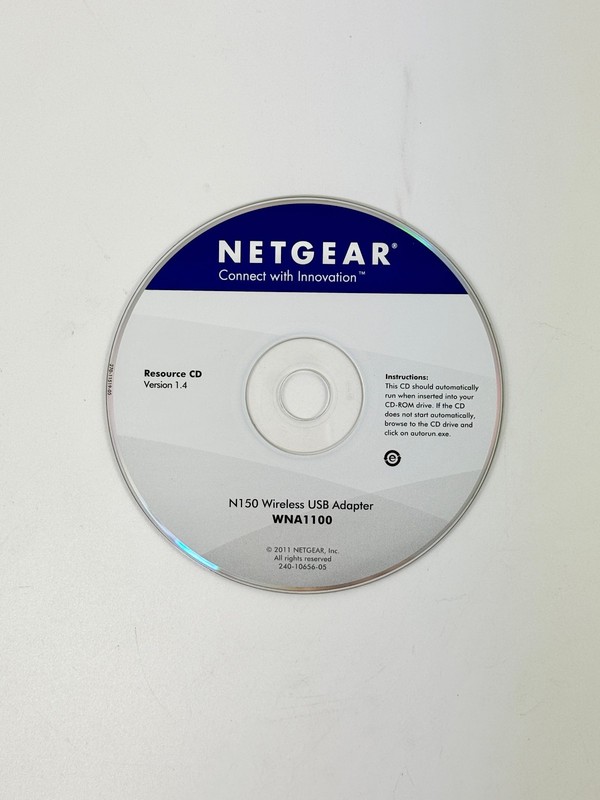 Netgear Resource CD Version 1.4 for the N150 Wireless USB Adaptor