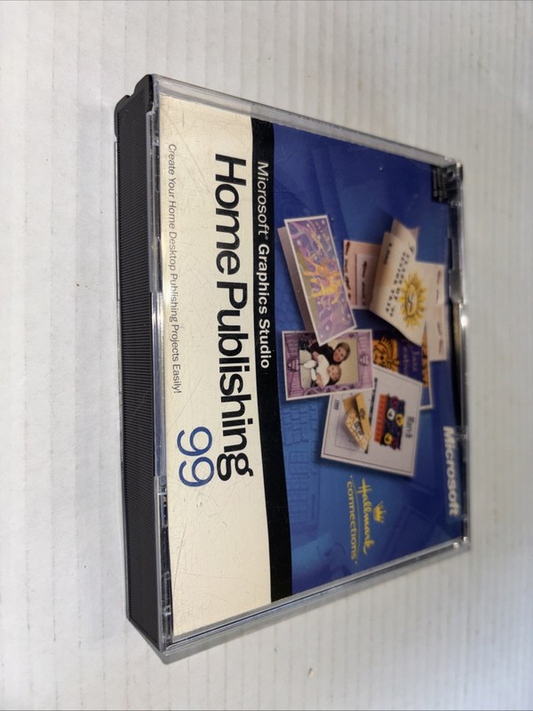 Microsoft Graphics Studio Home Publishing Suite 99 Picture It! CIB – VTG