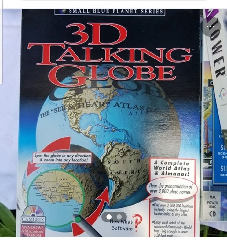 New Talking Globe CD Set For Learning Geography for All Ages