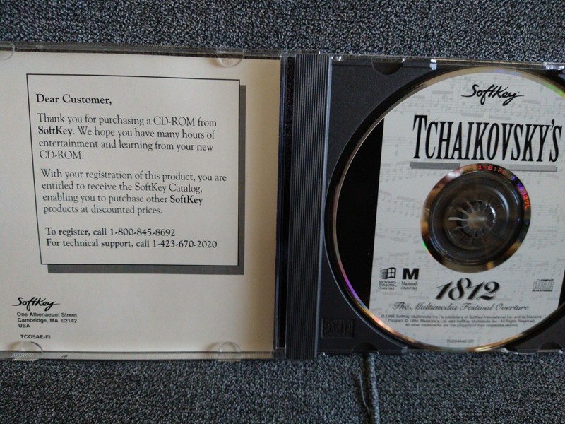 Tchaikovskys 1812 CD ROM The Multimedia Festival Overture 1994 Future Vision gallery