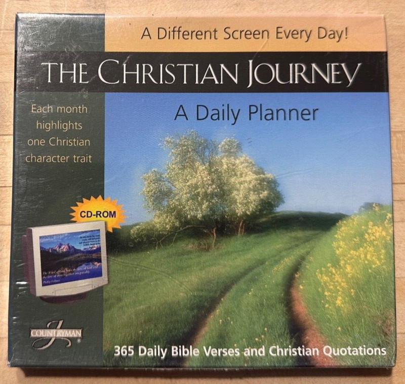The Christian Daily Planner Choosing Christian Character (2001) PC CD NIB