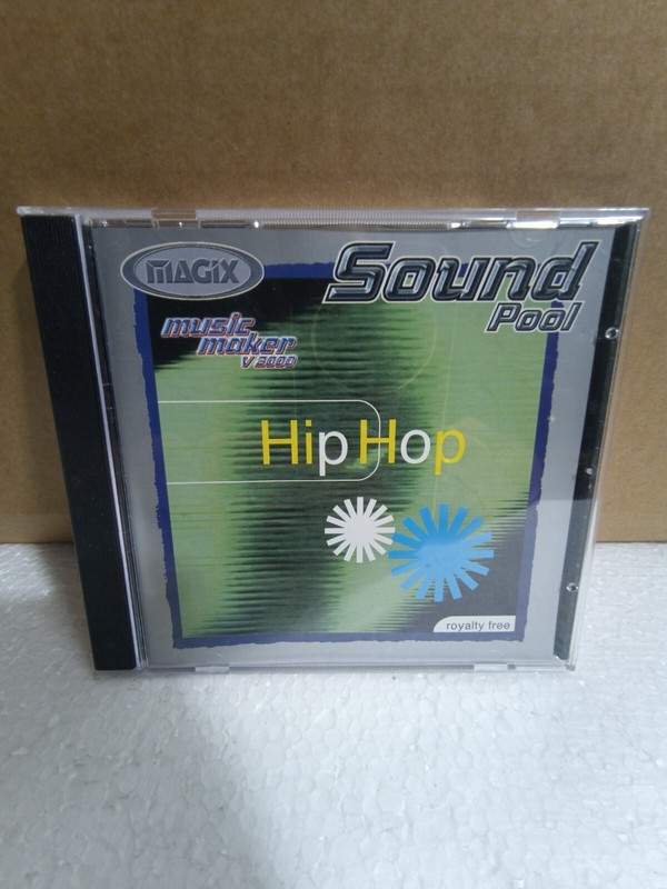 Magix Sound Pool Hip Hop PC CD-ROM Jewel Case NEW CIB Vintage Rare NOT BIG BOX!