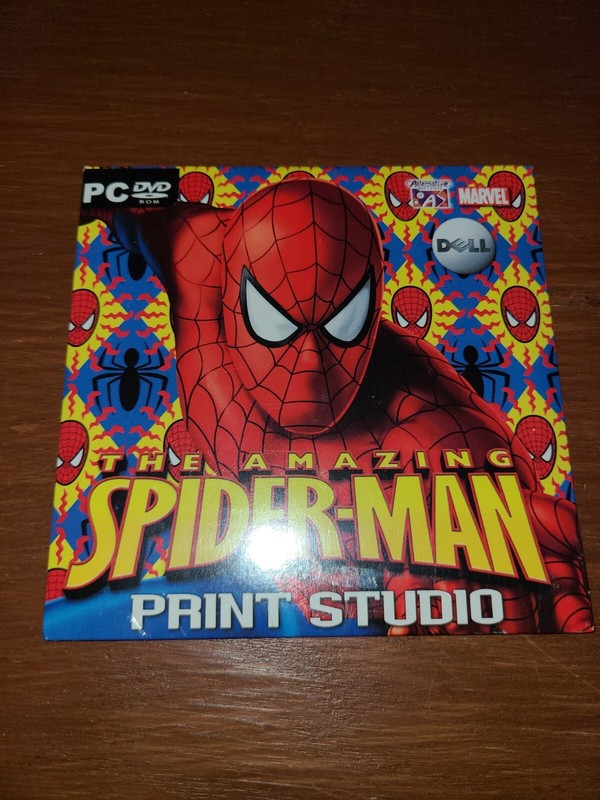 Brand New! PC DVD The Amazing Spiderman Print Studio Make your own Spider Man!!