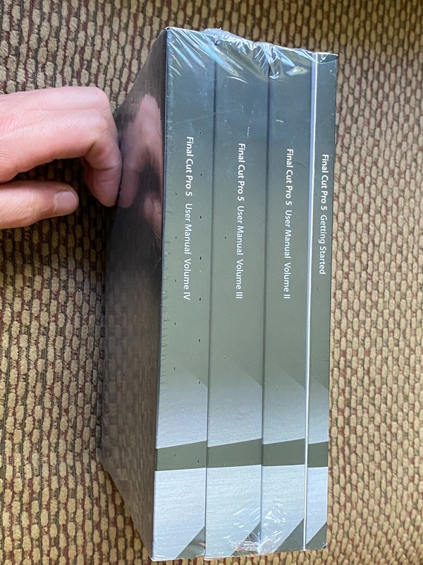 Final Cut Pro 5 User Manual Getting Started NEW Complete Set gallery