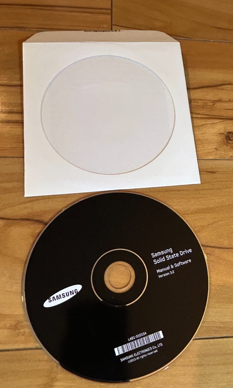 Samsung SSD Install Navigator CD v3.2 – Original Software & Manual Disc – 2013