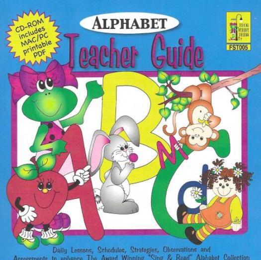 Alphabet Teacher Guide PC MAC CD early learning letters words reading language!