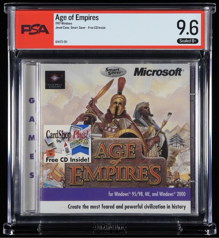 Age of Empires - PC 1997 - PSA Graded 9.6 B+