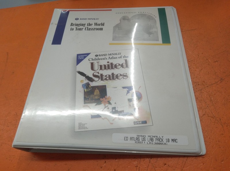 ⭐️⭐️⭐️⭐️⭐️Children’s Atlas Of The United States 20 Disc Set Rand McNally For Mac