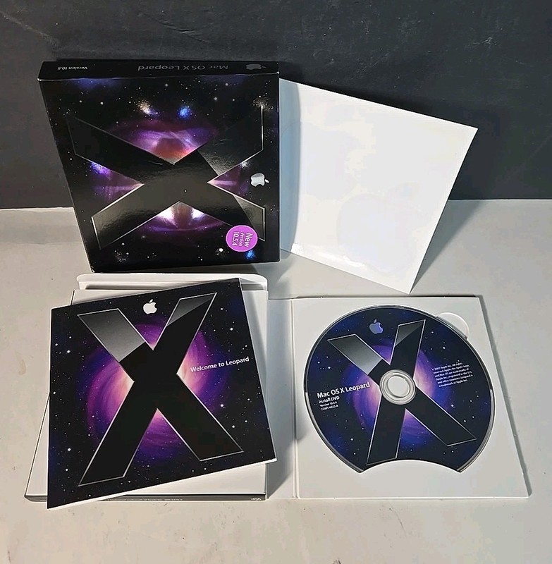 Apple Mac OS X Leopard Version 10.5.4 Retail