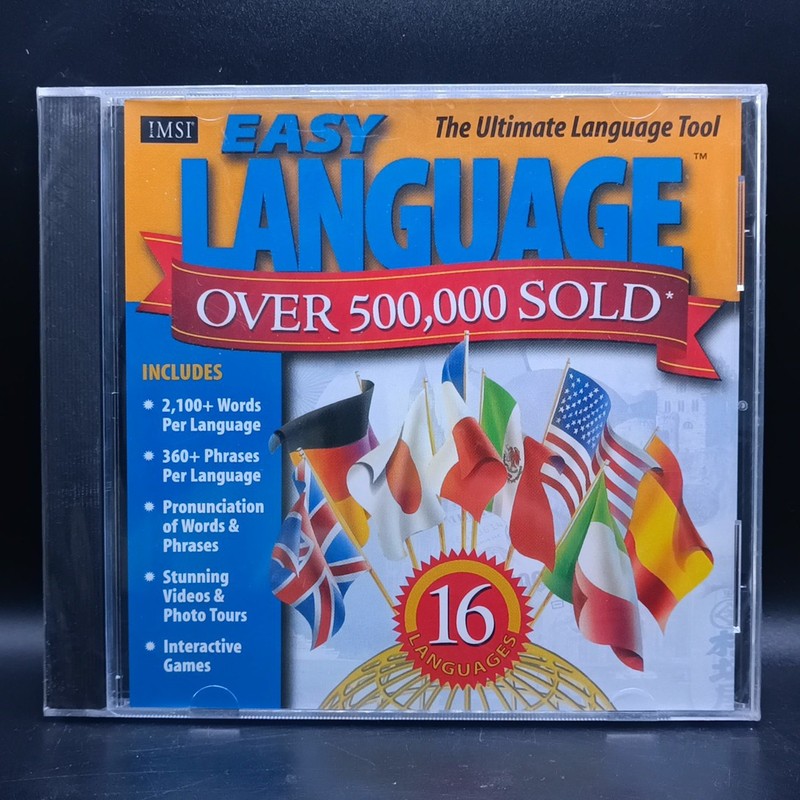 IMSI Easy Language (16 Languages) PC-CD Windows 95-XP – NEW CD