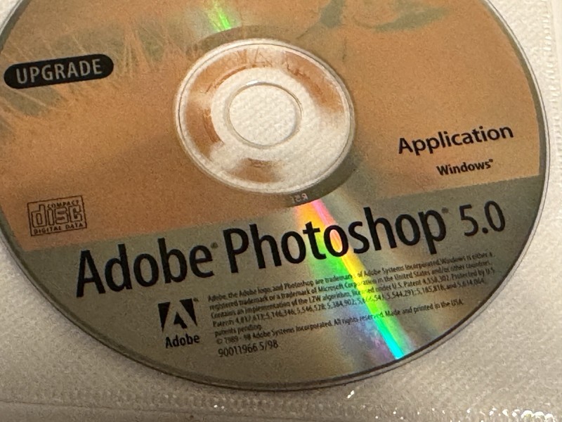 ADOBE PHOTOSHOP 5.0 Upgrade Edition 2 CD For PC & Mac NO Serial Number gallery