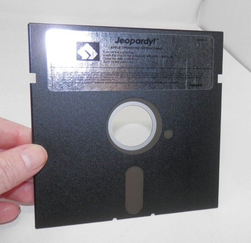 Jeopardy! Vintage Software Apple II • 5.25" Floppy Program Game 1987 Disc Only gallery