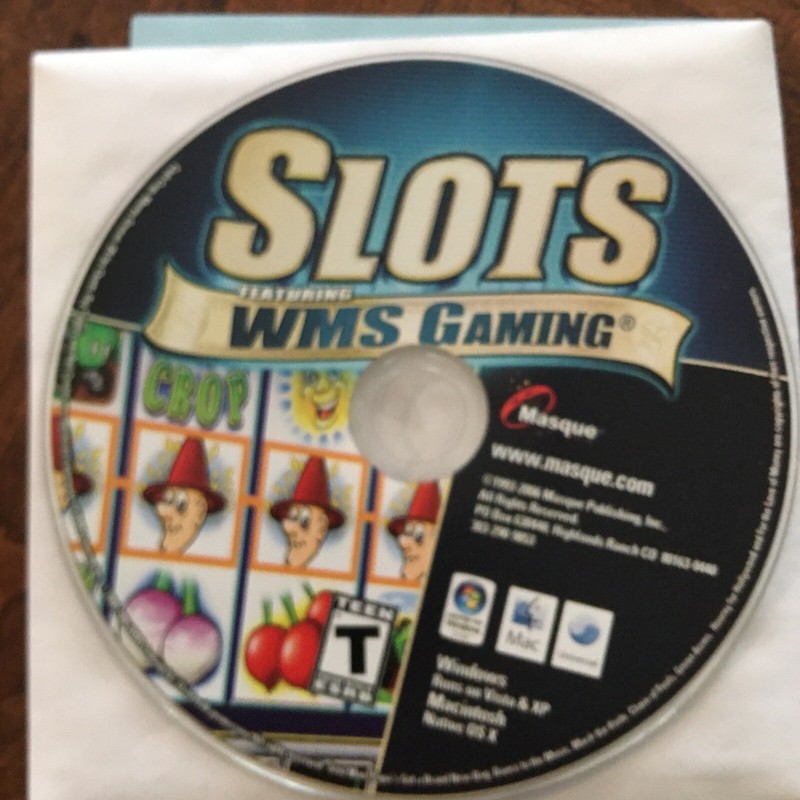 Slots Featuring WMS Gaming (PC/MAC CD, 2006, T) Game Disc, Install Sheet & Box! gallery