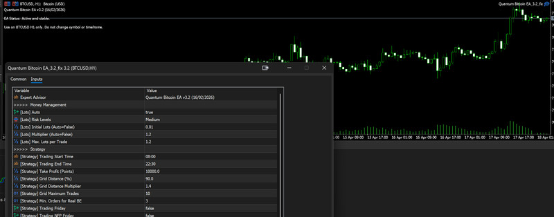 v3.2 Quantum BTC EA Metatrader MT5 MQL5 Crypto Bot Trading Forex Robot prop firm gallery