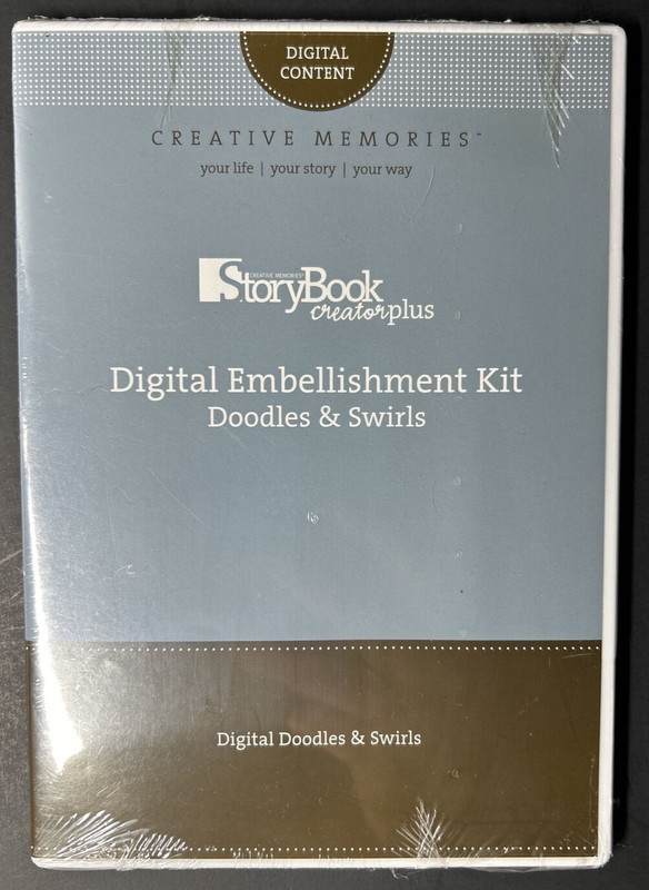 Creative Memories 4 CD sets -StoryBook Creator Plus, and three others - see desc gallery
