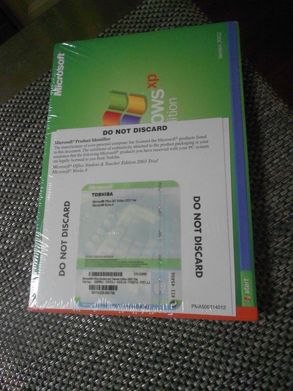 TOSHIBA RECOVERY & APPLICATION 2005 DRIVERS SEALED DVD SATELITE M60/M65 SERIES gallery