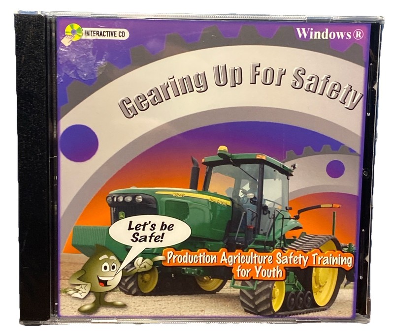 GEARING UP FOR SAFETY Interactive CD – Youth Agriculture Safe Training PC, NEW