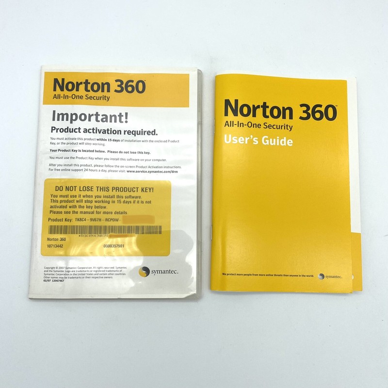 Norton 360 All In One Security Box Set Symantec Corp 2007 With Product Key gallery