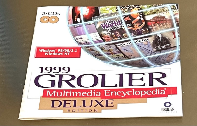 1999 Grolier Multimedia Encyclopedia Deluxe edition (PC, 1999) Disc/Booklet Only gallery