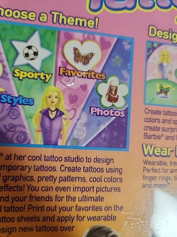 Barbie Totally Tattoos (CD-Rom Windows 95 / 98/ MAC Mattel Media) Brand New gallery